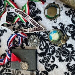 Vintage soccer, baseball & wrestling medals… $12.00